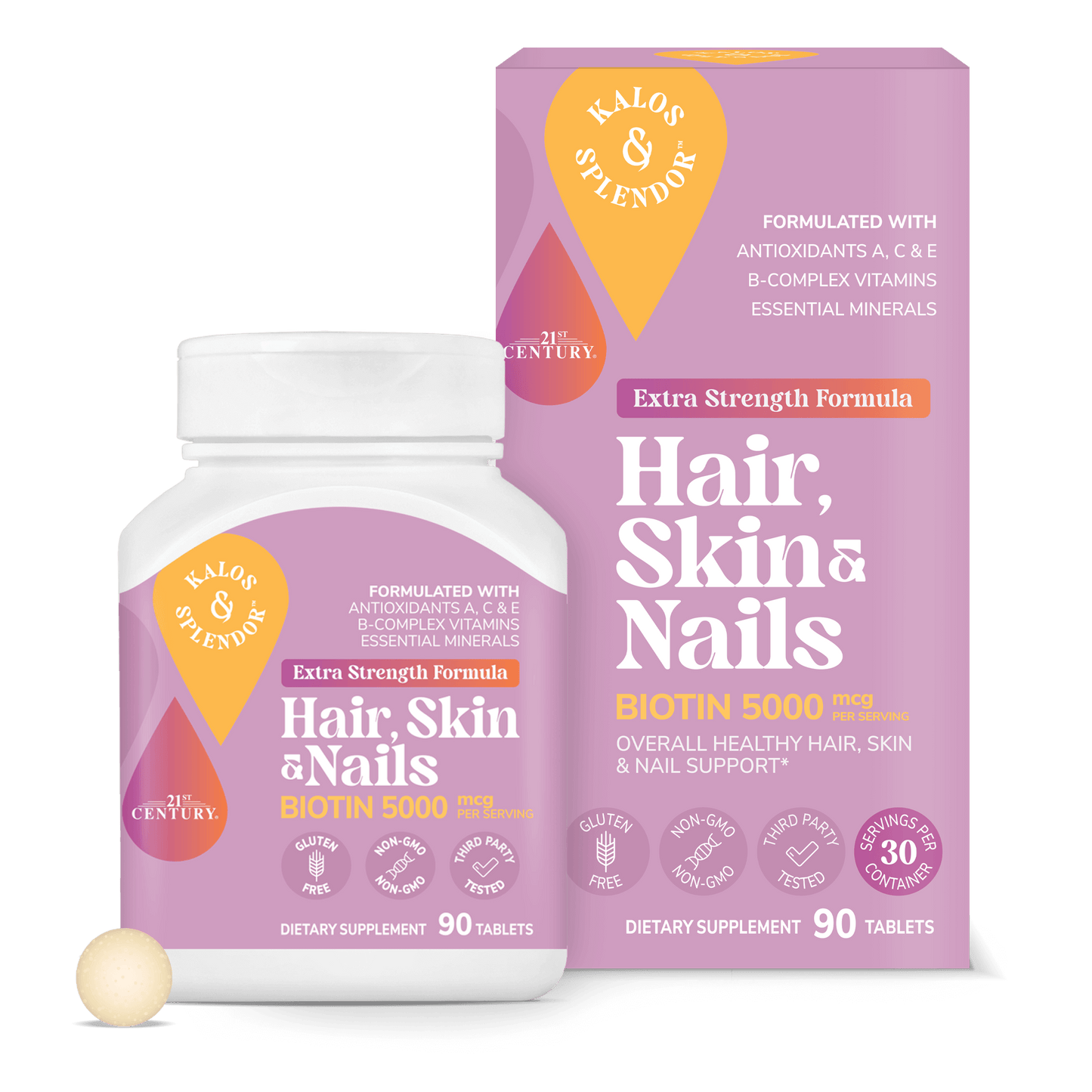 Kalos & Splendor Hair, Skin & Nails Extra Strength