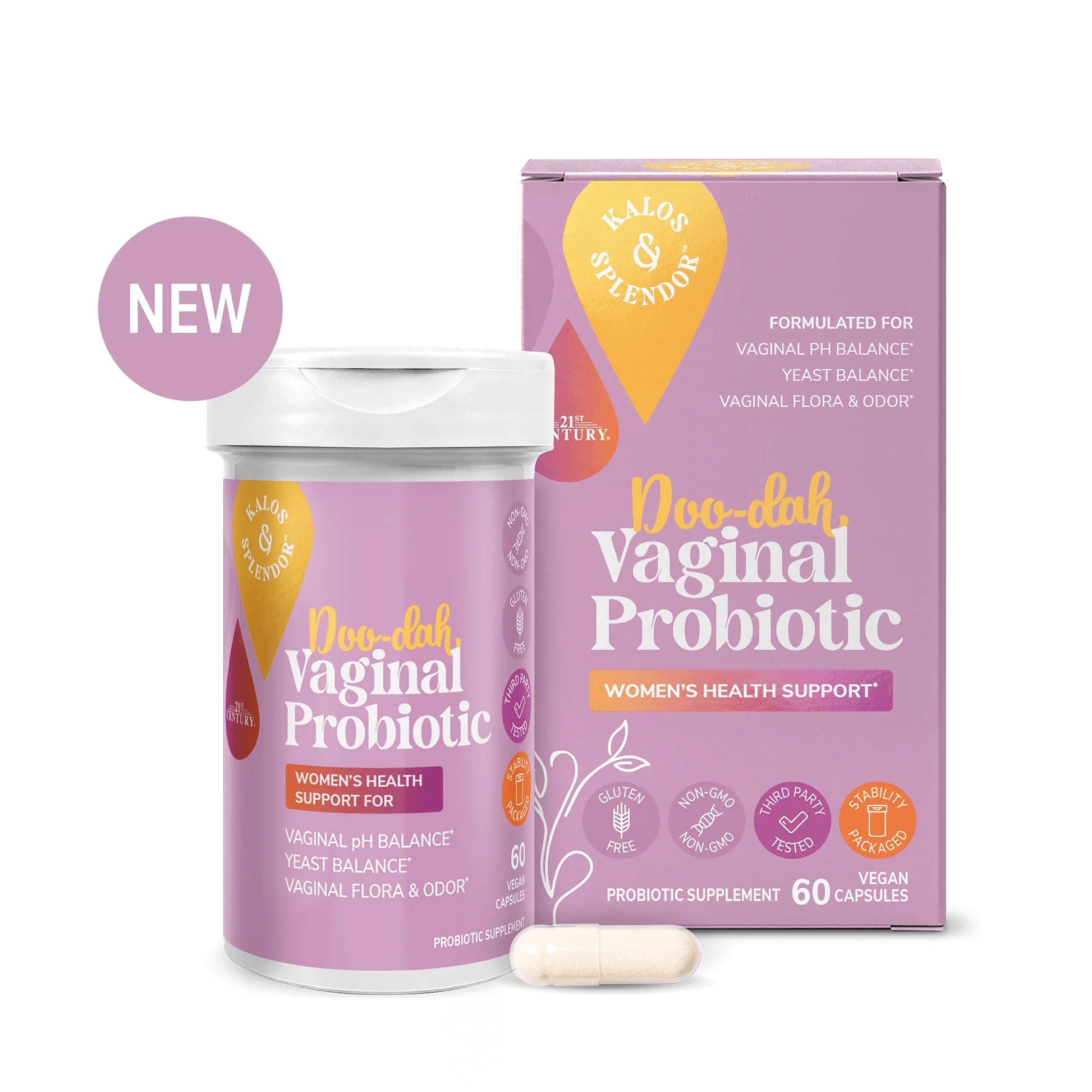 21st Century Kalos & Splendor Doo-Dah Vaginal Probiotic supplement product image