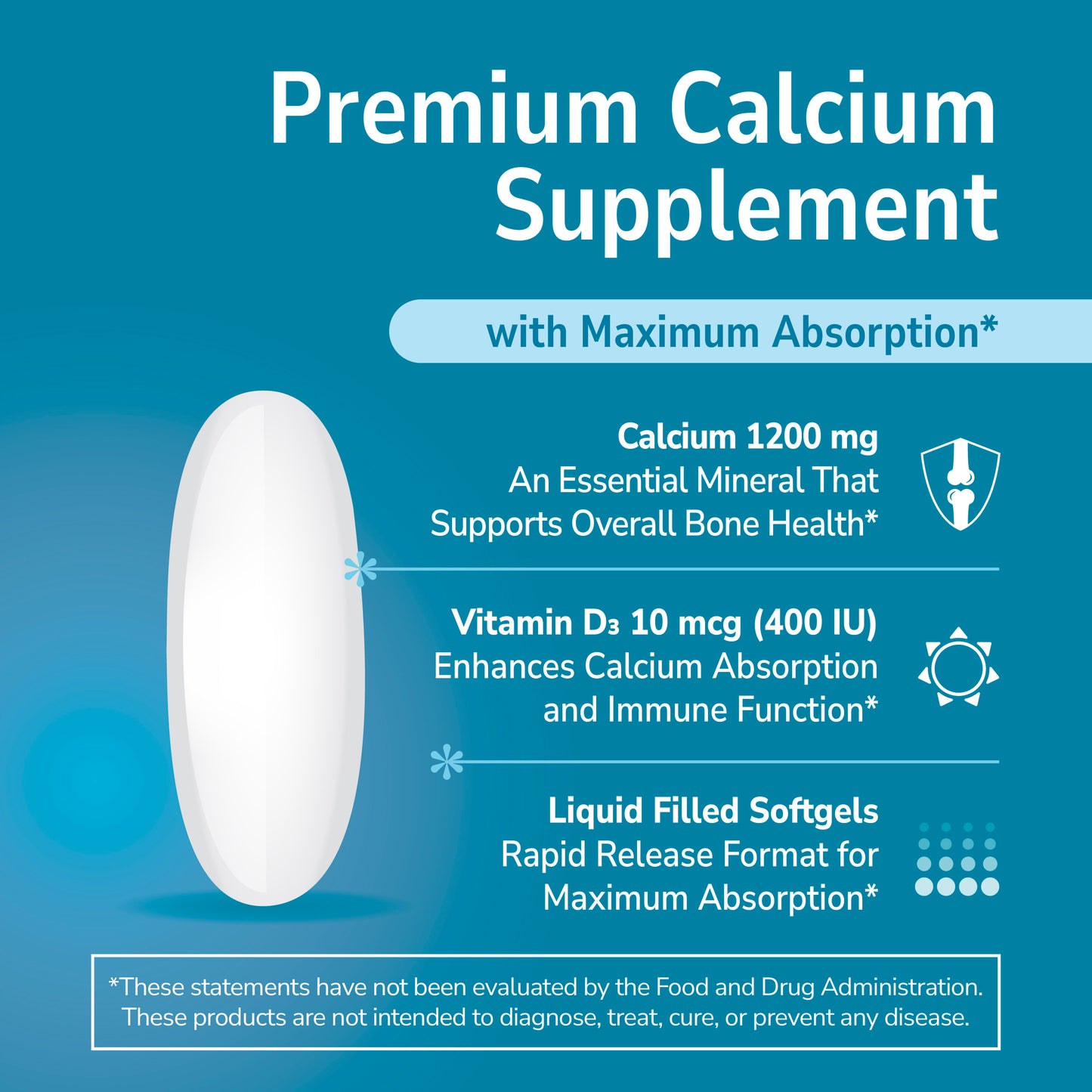 Calcium 1200 mg Plus D3