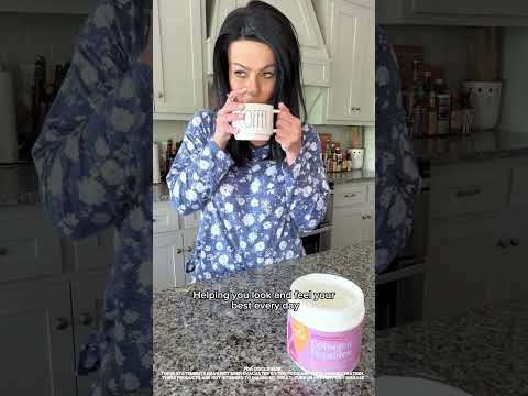 Woman taking 21st Century Vitamins Collagen Peptides