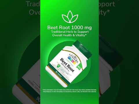 Video attributes for 21st Century Vitamins Beet Root supplement