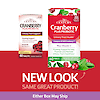 A box of 21st Century Cranberry Plus Probiotic tablets in the new look next to the old look with the words new look, same great product.