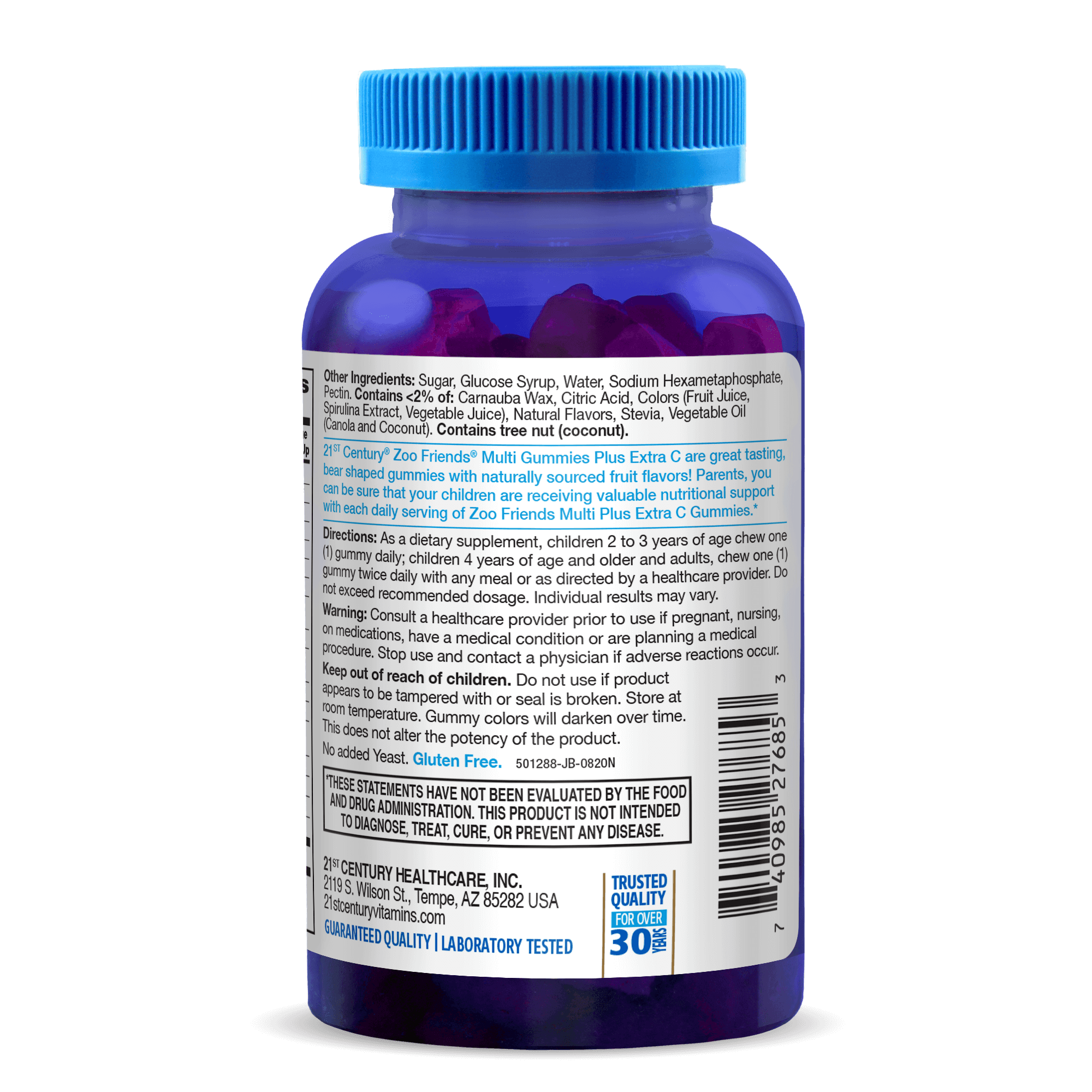 Zoo Friends® Multi Gummies Plus Extra C - 60 Gummies | 21st