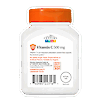 Back side bottle view of 21st Century Vitamin C 500 mg tablets.