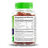 Left side bottle view of 21st Century VitaJoy Sambucus Elderberry 100 mg per serving with vitamin c and zinc gummies.