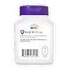 Back side bottle view of 21st Century Co Q-10 100 mg rapid release softgels.