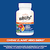A bottle of 21st Century Wellify Men's Energy tablets with the words compare vs alive! men's energy.