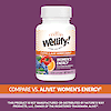 A bottle of 21st Century Wellify Women's Energy tablets with the words compare vs alive! women's energy.