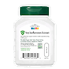 Back side bottle view of 21st Century Soy Isoflavones Extract vegetarian capsules.