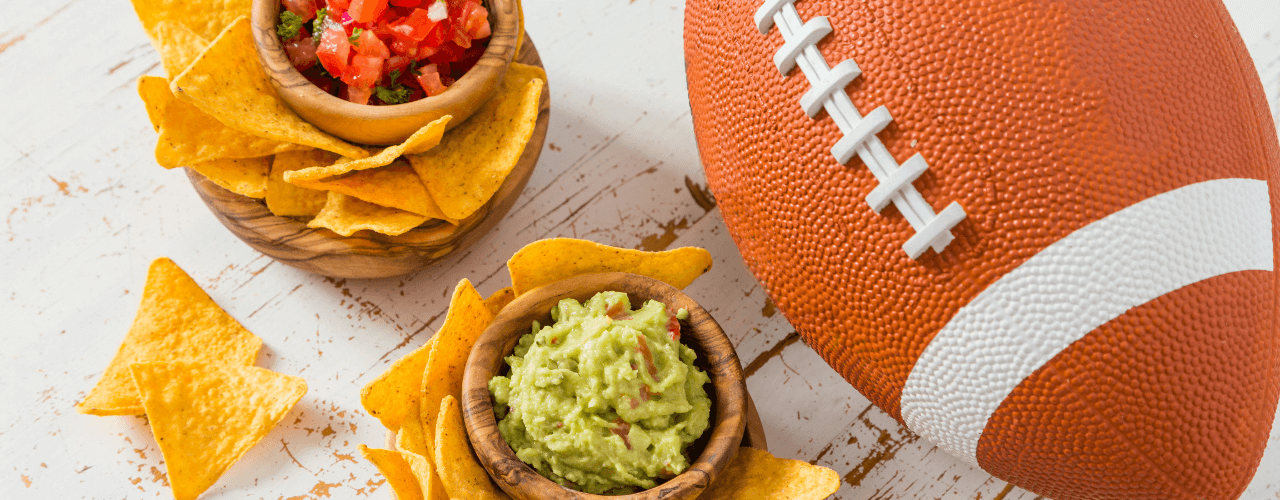 Picture of Guacomole and Football