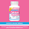 A bottle of 21st Century Calcium 500 plus D3 tablets with the words compare vs os-cal extra D3.