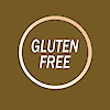 A graphic icon with the words gluten free.