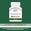 A bottle of 21st Century Therapeutic-M tablets with the words compare vs Theragran-M.