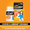 A box and bottle of 21st Century ImmuBlast chewable tablets with the words compare vs airborne chewables.