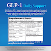 An image of the GLP-1 Daily Support supplement facts panel and the claims 21st Century GLP-1 Support is a premium dietary supplement formulated to complement your healthy weight loss goals. Our carefully selected blend of premium ingredients works synergistically to support healthy GLP-1 levels, helping you maintain better diet goals and metabolism.