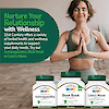 An image of a woman with her hands together and eyes close in a yoga position, a bottle of 21st century beet root, ashwagandha extract and lions mane, with the copy nurture you relationship and wellness, 21st century offers a variety of herbal health and wellness supplements to support your daily needs, try our ashwagandha, beet root or lions mane.