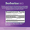A image of the 21st Century Berberine HCl supplement facts panel with the claim, berberine, delivered from the root of the berberine plant, helps to support normal blood sugar metabolism and overall cardiovascular health*, each serving of 21st century berberine HCl provides 1000 mg of premium ingredients in easy-to-take vegetarian capsules.