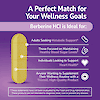 An image of a berberine hcl capsule, copy stating a perfect match for your wellness goals, berberine hcl is ideal for, and the claims adults seeking metabolism support, those focused on maintaining healthy blood sugar levels, individuals looking to support hearth health and anyone wanting to supplement their wellness routine with a trusted, high-quality product.