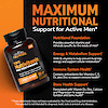 A bottle of full fuel 365 men's multivitamin max performance and the claims maximum nutritional support for active men, nutritional foundation, provides essential vitamins and minerals specific for the needs of men, energy and metabolism support, with b-vitamins to help convert food into energy and support cellular metabolism, immune system health, contains antioxidant like vitamins c,e, d3 plus zinc to support immune health, and bone health support, formulated with vitamin d3, zinc, calcium and magnesium to support muscle function and bone health.
